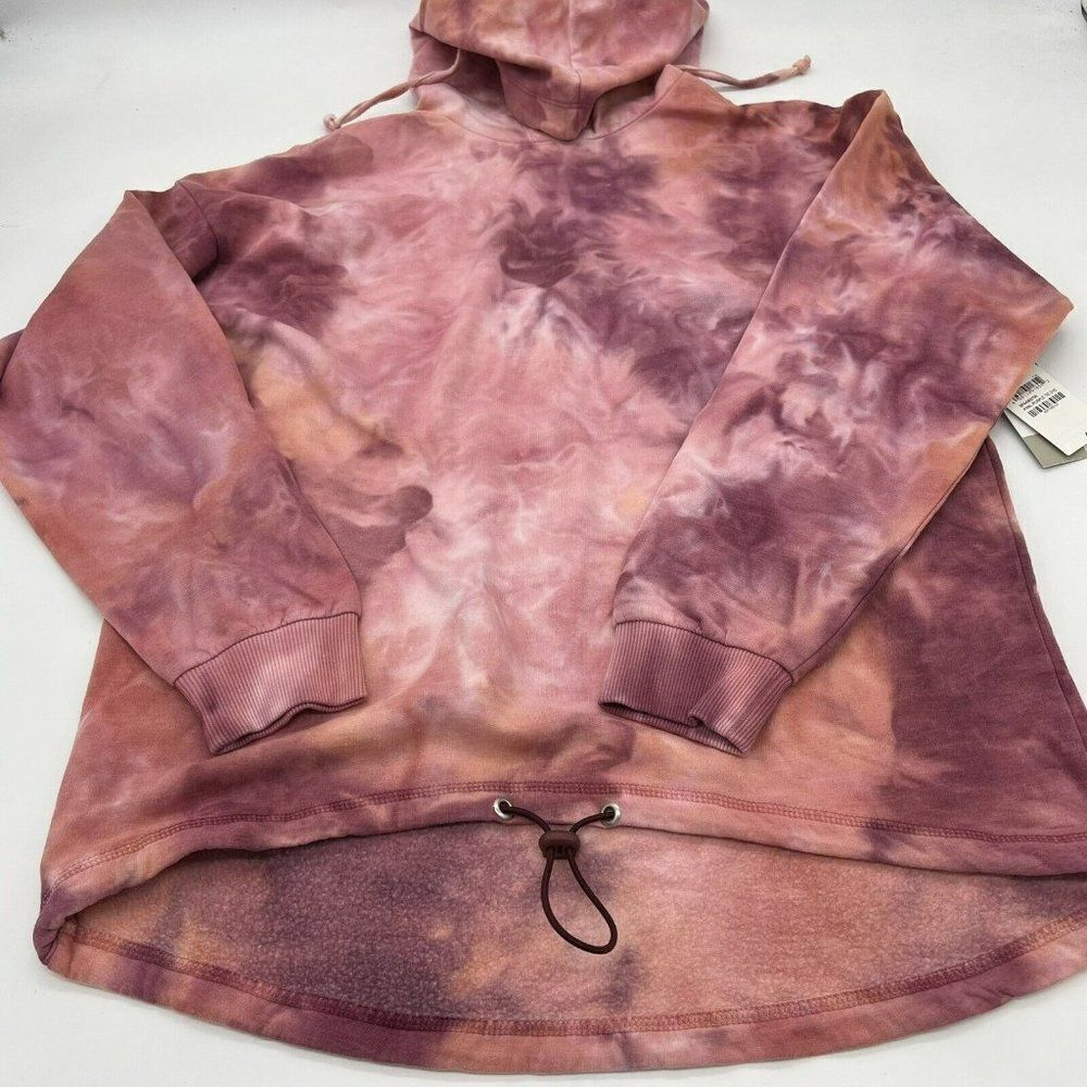 NWT BP Tie Dye Fleece Hoodie In Pink-Purple Tie Dye Sweatshirt Size XS